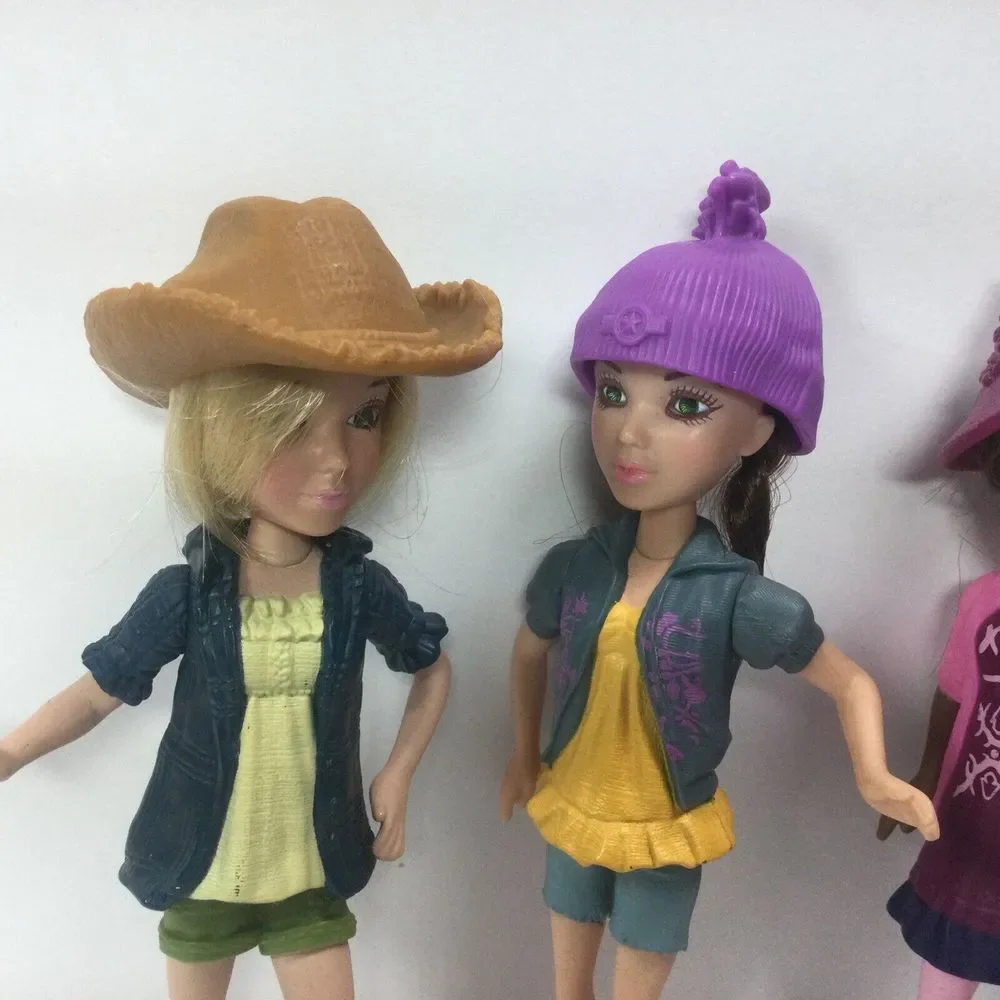 Spin Master Dolls Lot of 5 2011‎ McDonald's Happy Meal Toy LIV Posable  6in Tall